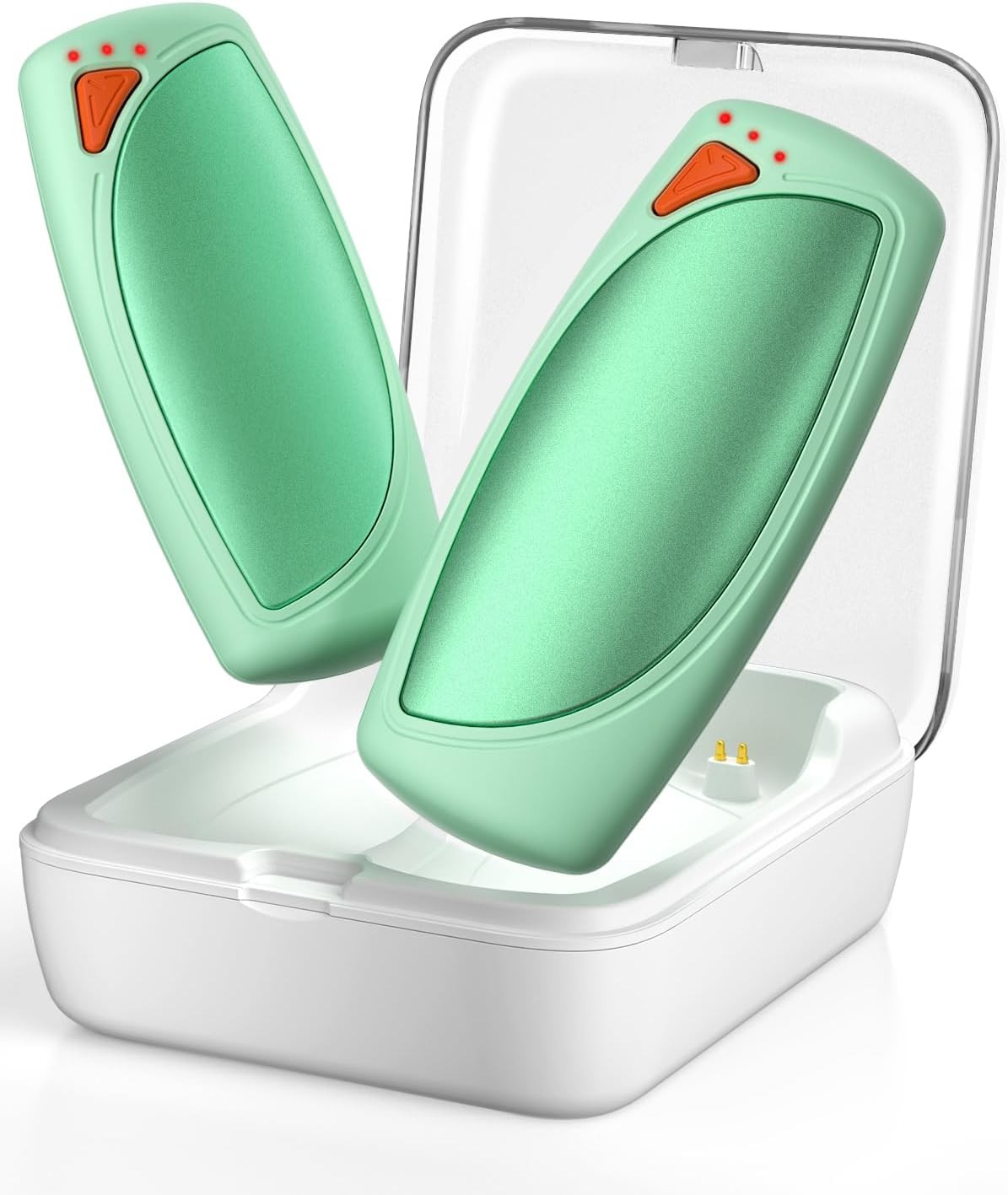 Hand Warmers Rechargeable with Charge Case, 2 Packs 14,000mAh Electric Hand Warmer Battery Powere... | Amazon (US)