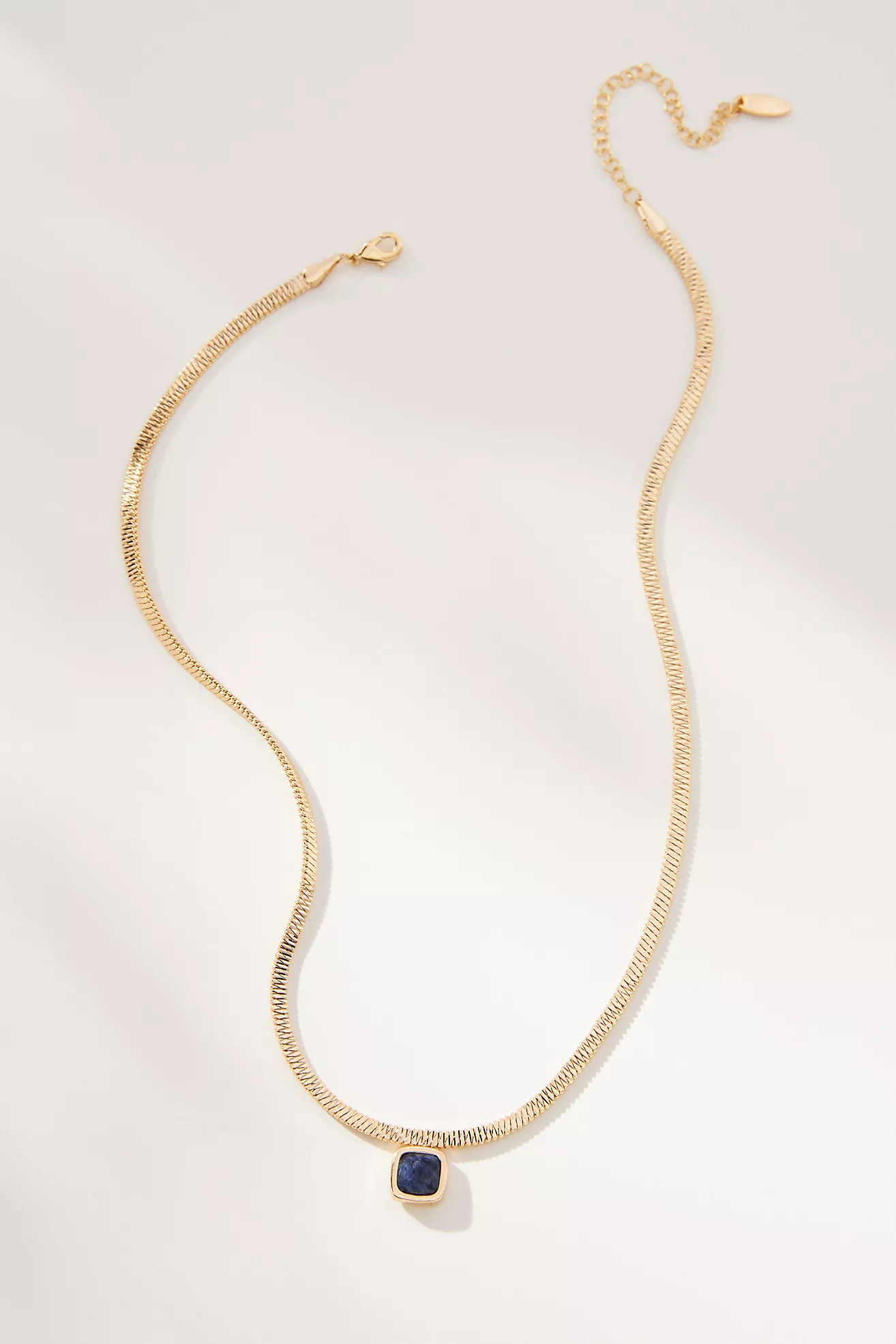 Herringbone Stone Necklace | Anthropologie (US)