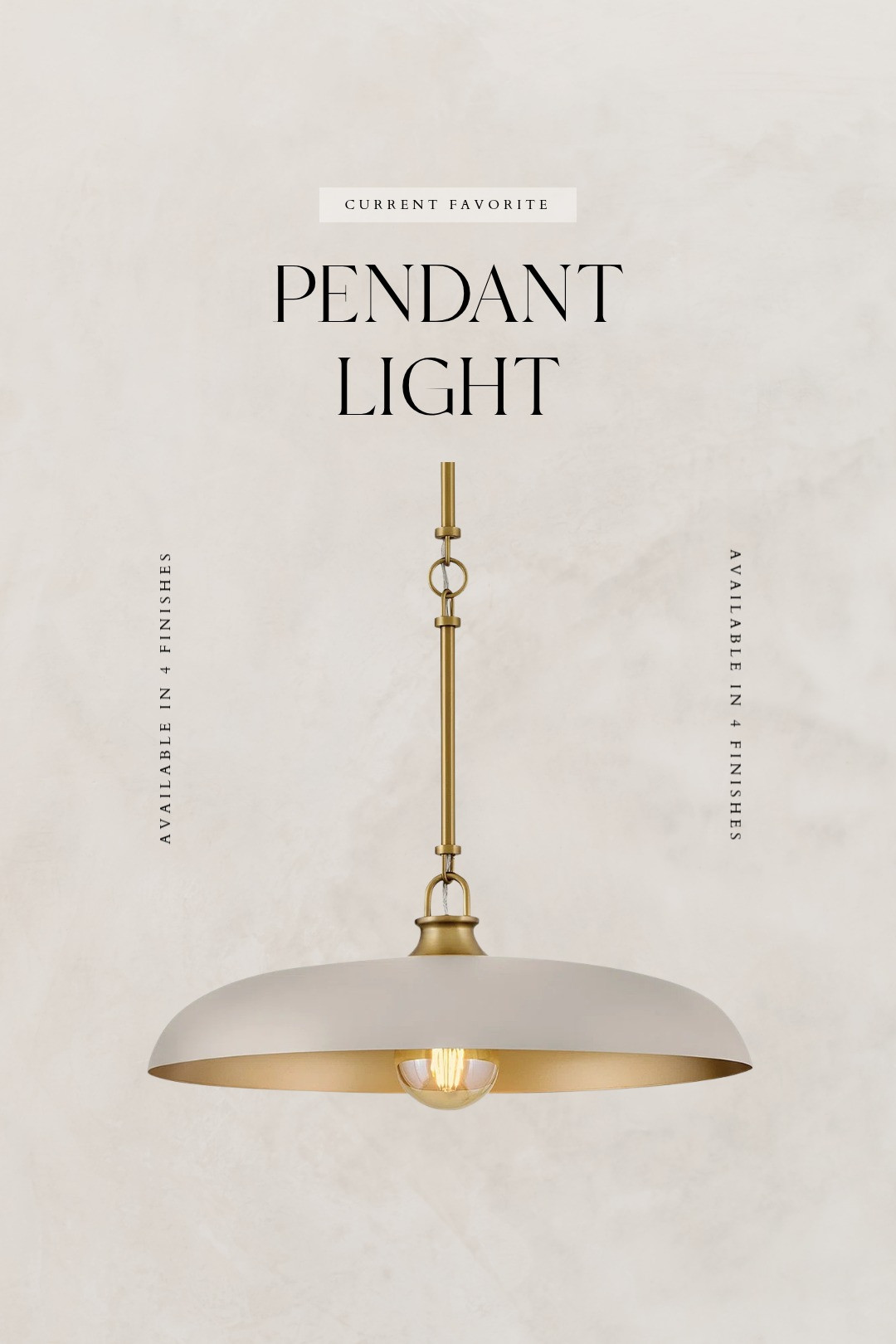 Our current favorite pendant light - perfect for over the kitchen island. Available in 4 neutral colors  

 #LTKHome #LTKSaleAlert