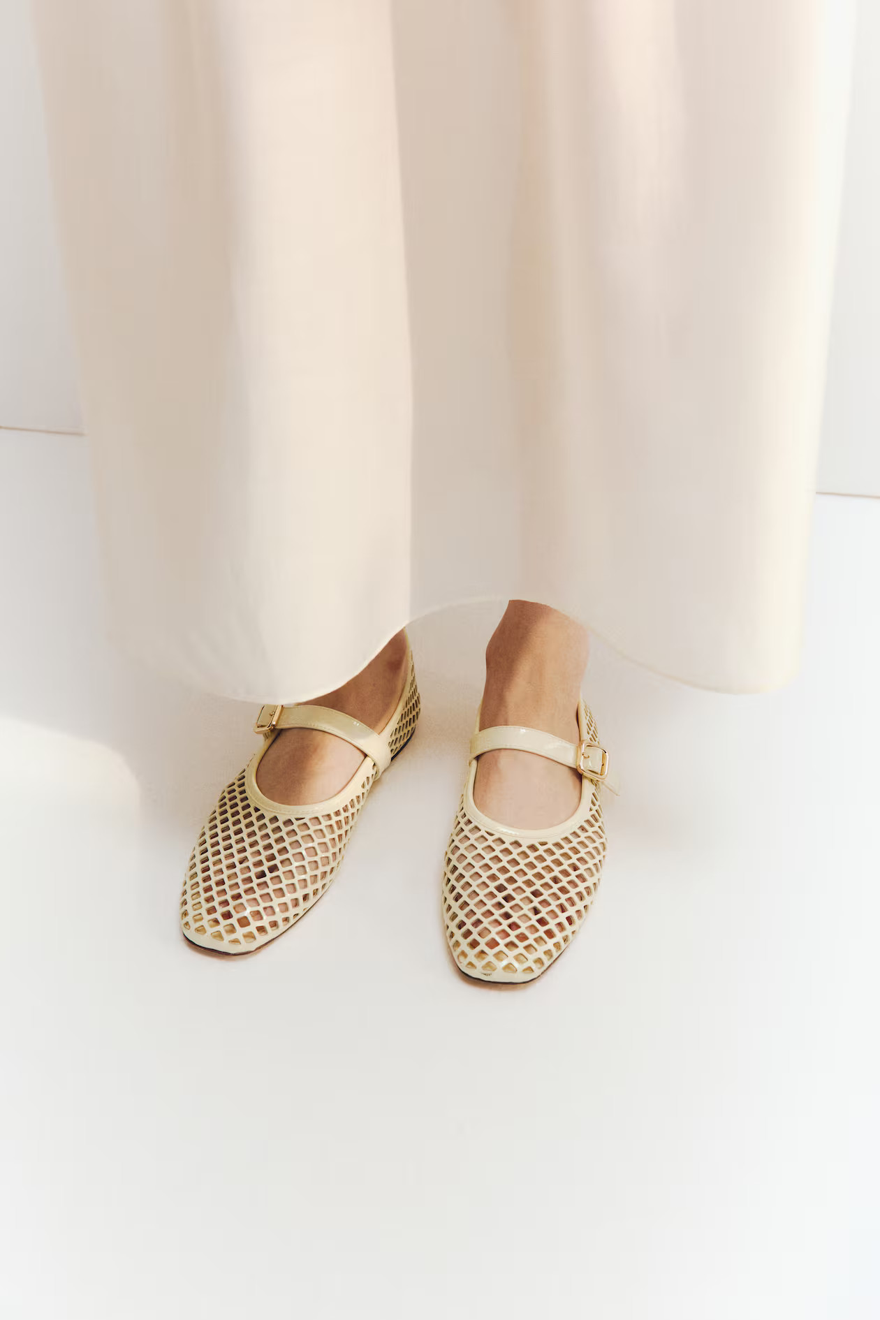 Perforated Mary Jane ballet pumps | H&M (UK, MY, IN, SG, PH, TW, HK)