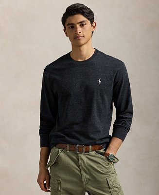 Men's Classic-Fit Jersey Long-Sleeve T-Shirt | Macy's