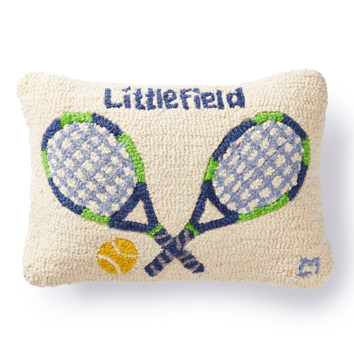 Hand Hooked Sport Pillows | Mark and Graham