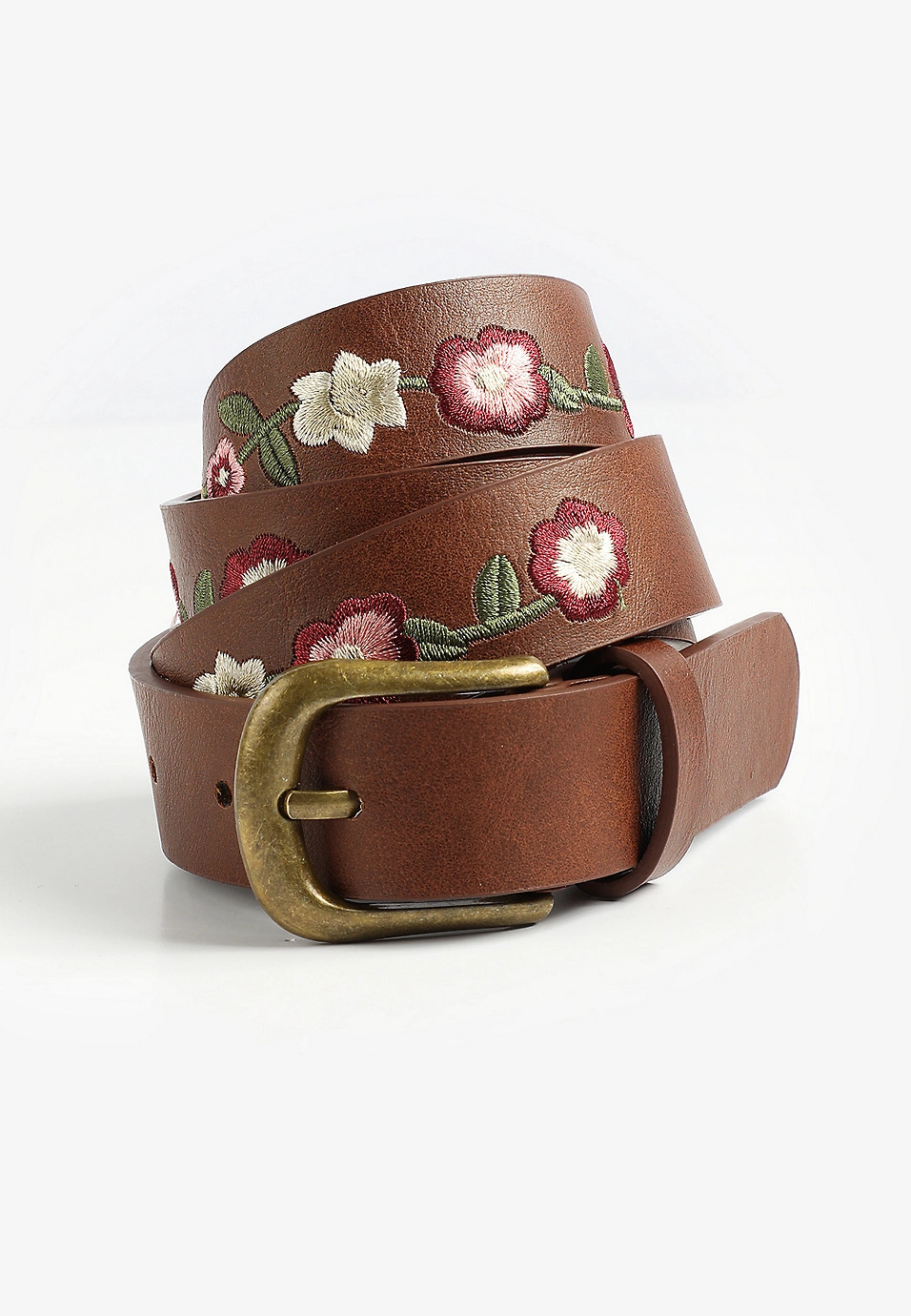 Floral Embroidered Belt | Maurices