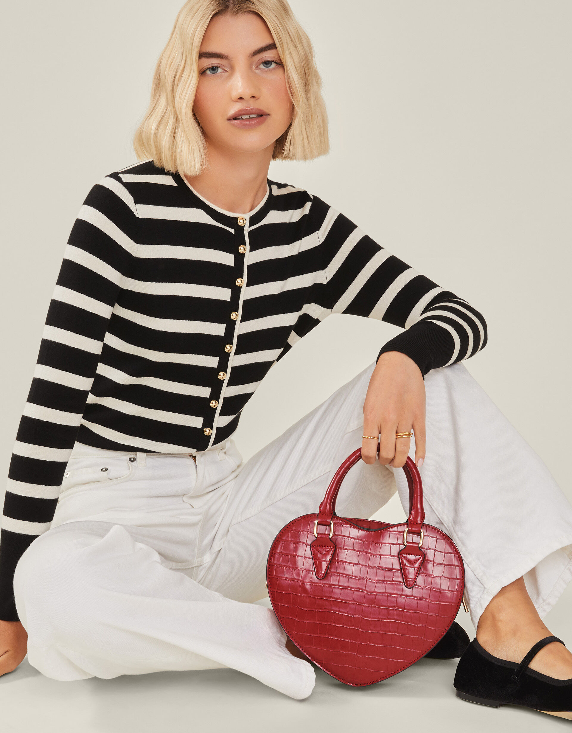 Faux Leather Heart Crossbody Bag | Accessorize (Global)