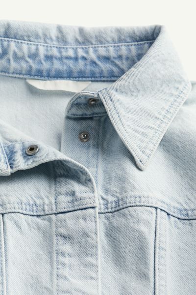 Denim Shirt - Light denim blue - Ladies | H&M US | H&M (US + CA)