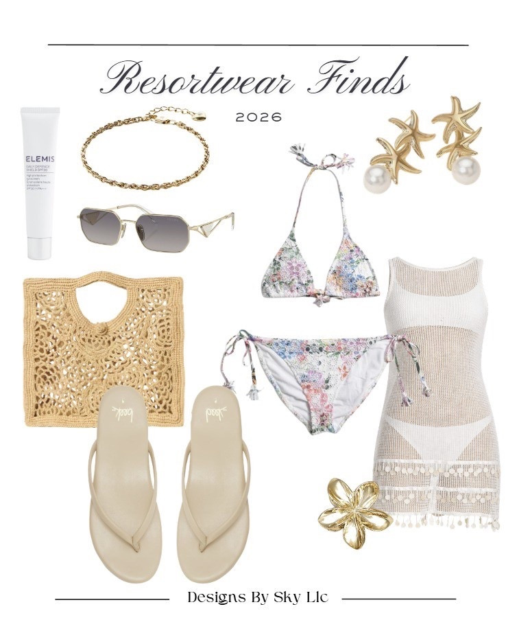 Beach days but make it chic 🐚✨
Light textures, soft tones, and the easiest pieces to mix + match all trip.

#LTKSwim #LTKSeasonal #LTKootd