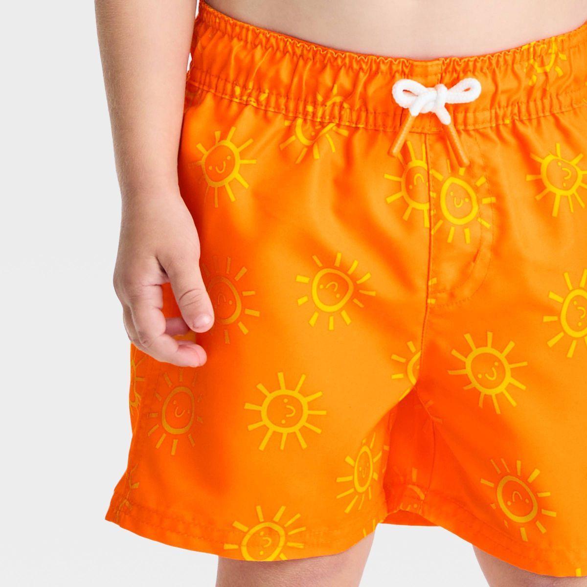 Toddler Boys' Sun Swim Shorts - Cat & Jack™ Orange | Target
