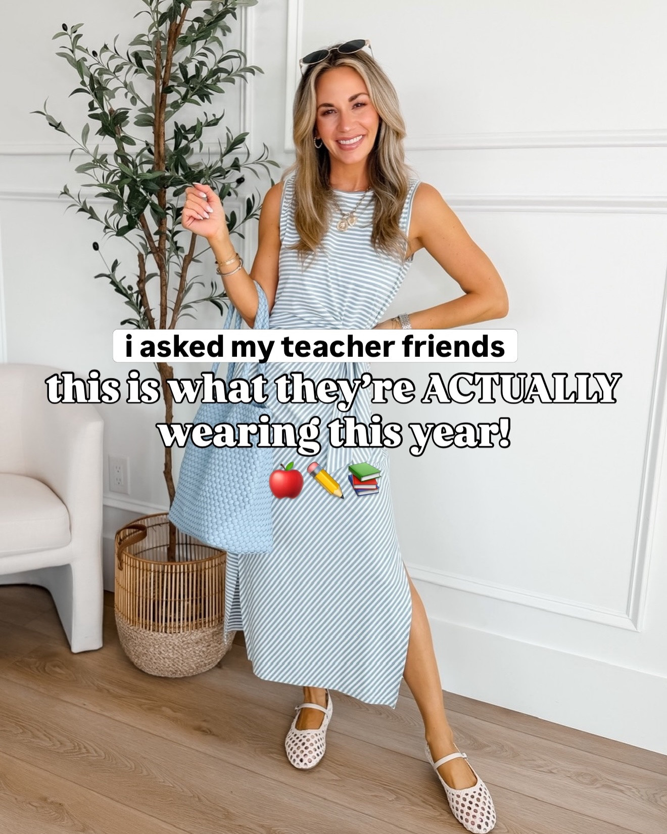 Detention for anyone still wearing last years outfits! 🤭 I asked my teacher friends, so here’s what they’re actually wearing this year! Easy dresses, stretchy jeans & colored pants, comfy sneakers that go with dresses & pants, good basics, and more!

#LTKSeasonal #LTKWorkwear