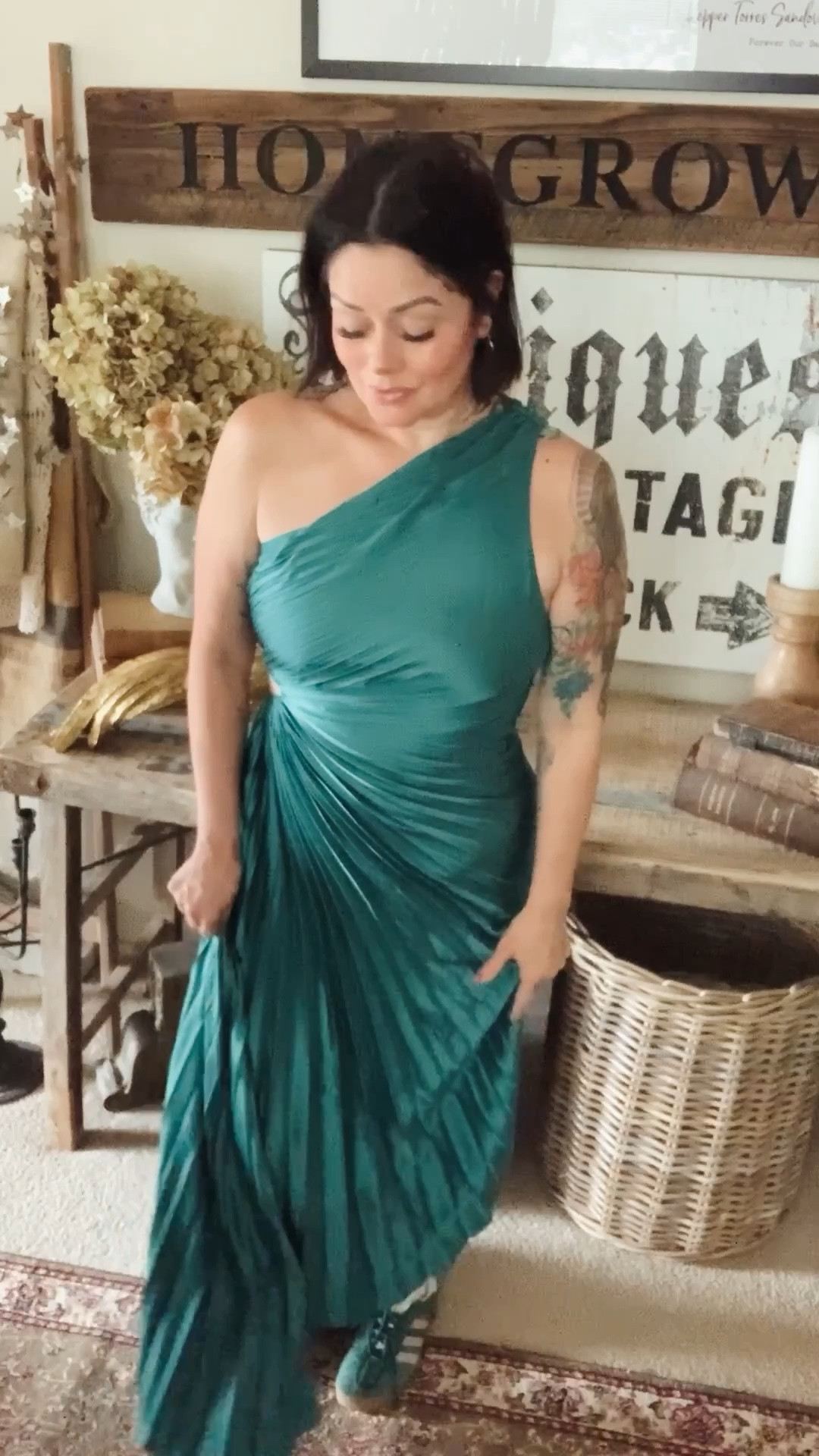 Satin perfection! I’m wearing a size medium & fits perfect! My tts is a small but with dresses I love to have a little bit more room. Use my code: ALITORRES25

Shoes size down 1

#LTKparties
Gown 
Dresses

#LTKBacktoSchool #LTKxVICI #LTKWedding