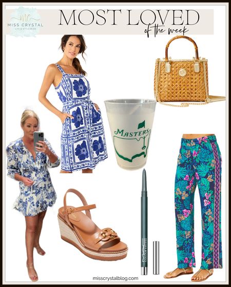 Most loved products of the week. Vacation outfits, summer bags, Masters party, blue and white spring dresses. 

#LTKtravel #LTKsalealert #LTKover40