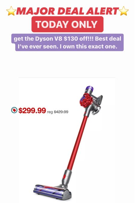 Dyson target sale is today only!! Best home cordless vacuum ever 

#LTKhome #LTKxTarget #LTKsalealert