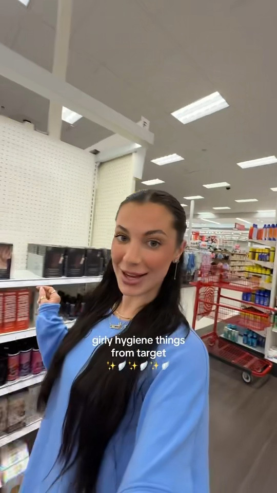 Girly hygiene things from target 🧼🤍🫧✨