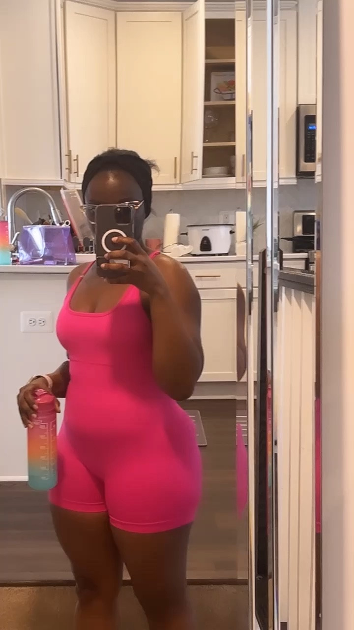 Who says your gym fits have to boring? This cross back one piece gym is a must have in your closet. 

#LTKfitness #LTKfindsunder50 #LTKVideo