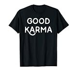 Good Karma Funny Yoga Meditation T-shirt For Men Women Kids | Amazon (US)