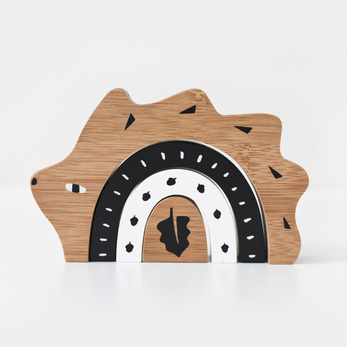 Bamboo Nesting Hedgehog Toys | Minted