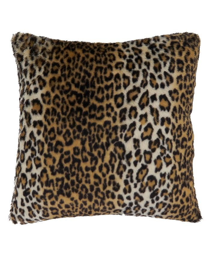 Saro Lifestyle Cheetah Print Throw Pillow, 18 | Macys (US)