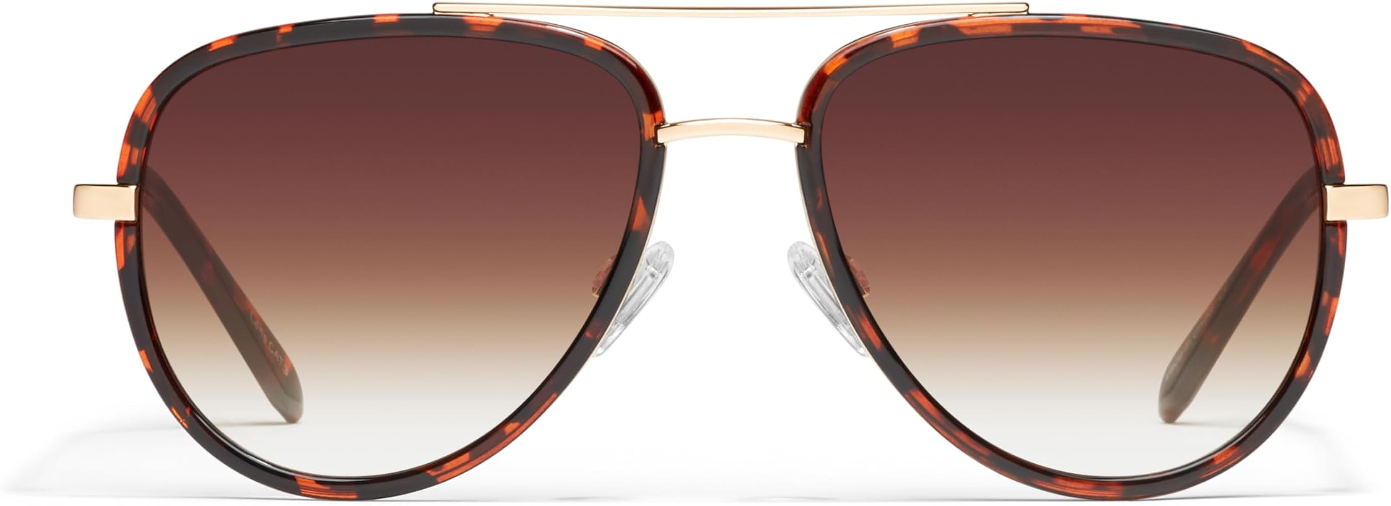 Quay - Sunglasses for Men & Women, Medium Aviator Shades, UV Protection Lenses (All In) | Amazon (US)