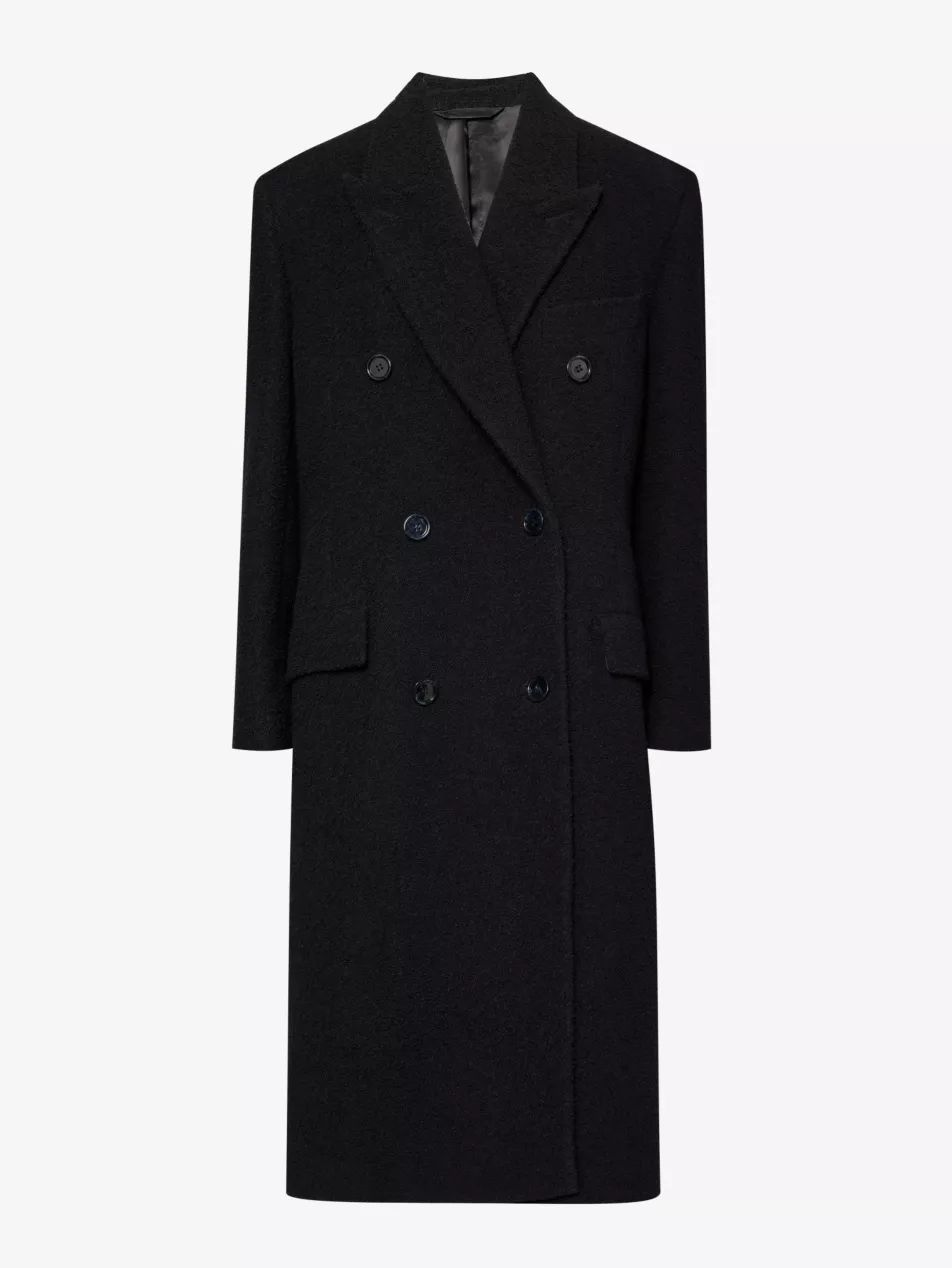 Ojama peak-lapel wool-blend coat | Selfridges