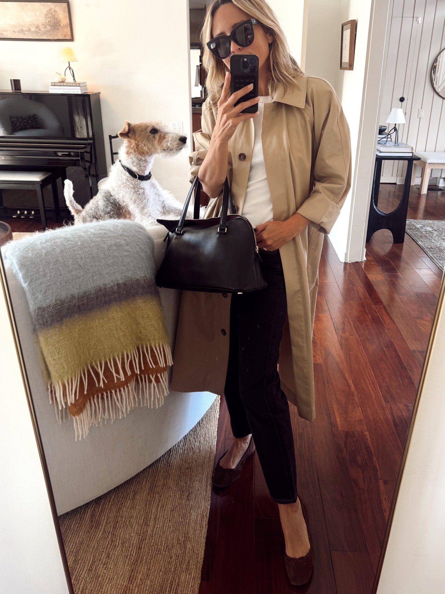 Easily my favorite trench and it's 30% off. My jeans are last year by Still Here

#LTKSeasonal #LTKOver40