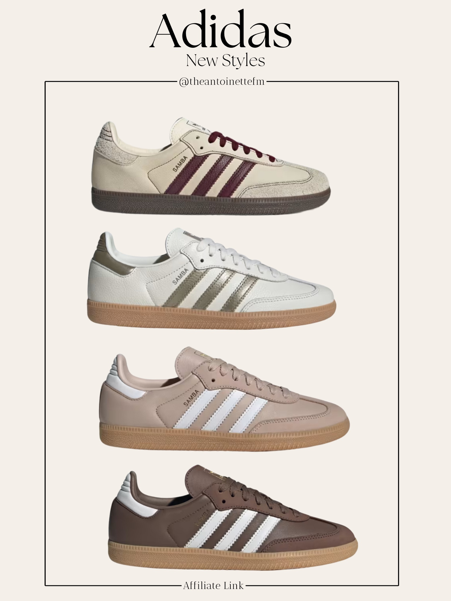 Adidas New Styles Fall Fashion Fall Sneakers 

#LTKSeasonal #LTKShoeCrush #LTKStyleTip