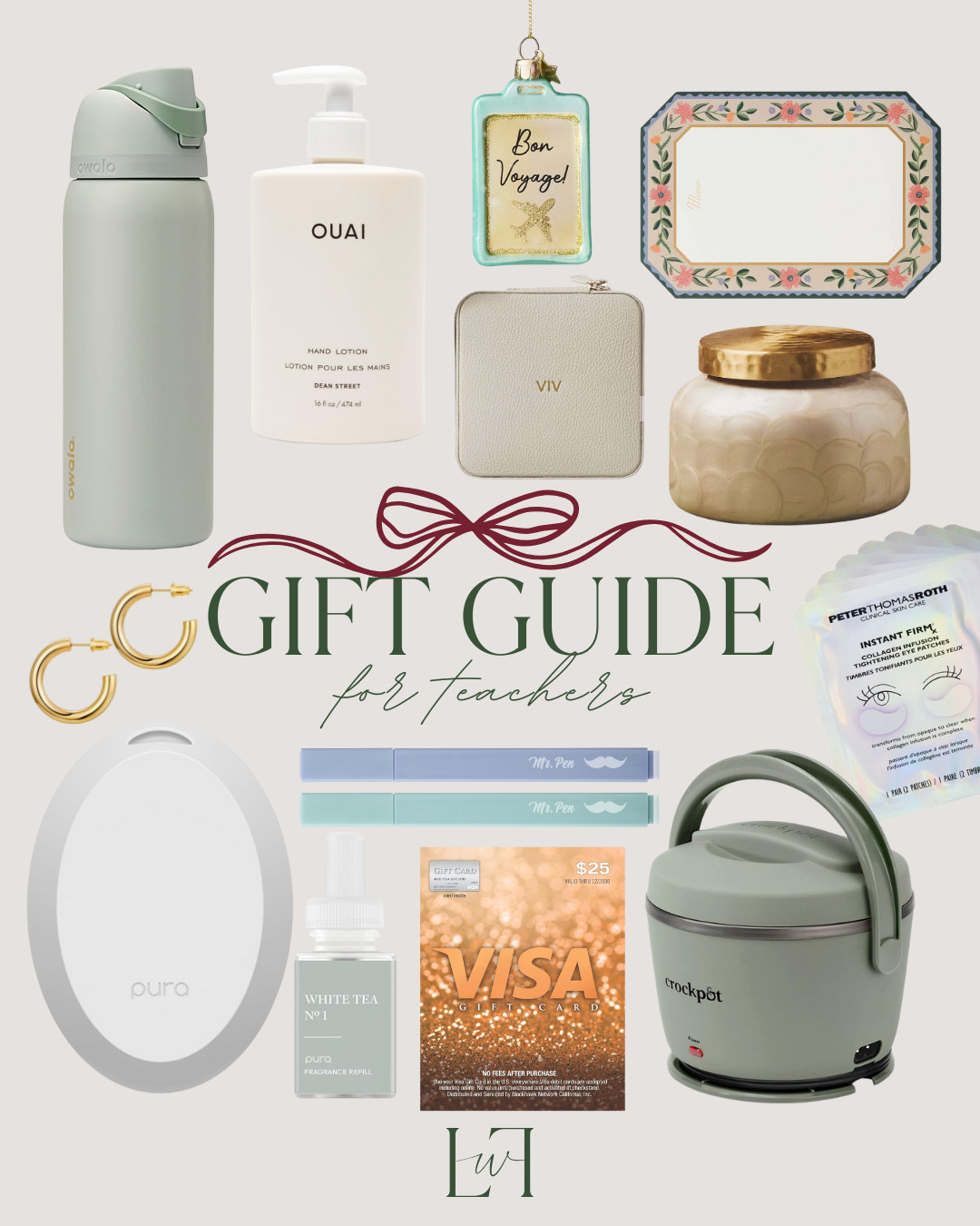 The cutest gift ideas for teachers! These are such great ways to celebrate them and show your appreciation! 



life with loverly, teacher gifts, end of year gifts, classroom gift,. gift guide,. gifts for her 

 #LTKGiftGuide #LTKHoliday