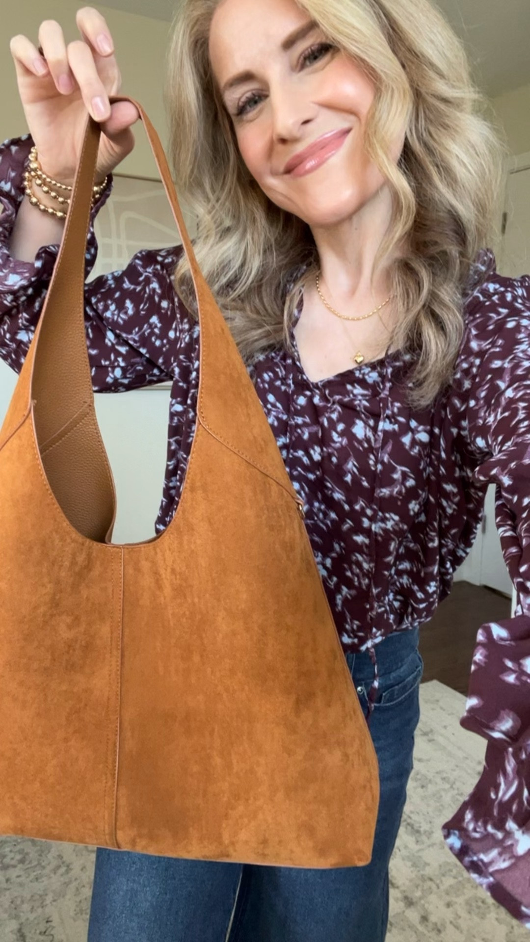 Target faux suede slouchy bag that I’m absolutely in love with! Looks so high end (or vintage!). Madewell look for less. #targetstyle 

#LTKFindsUnder100 #LTKFindsUnder50 #LTKGiftGuide