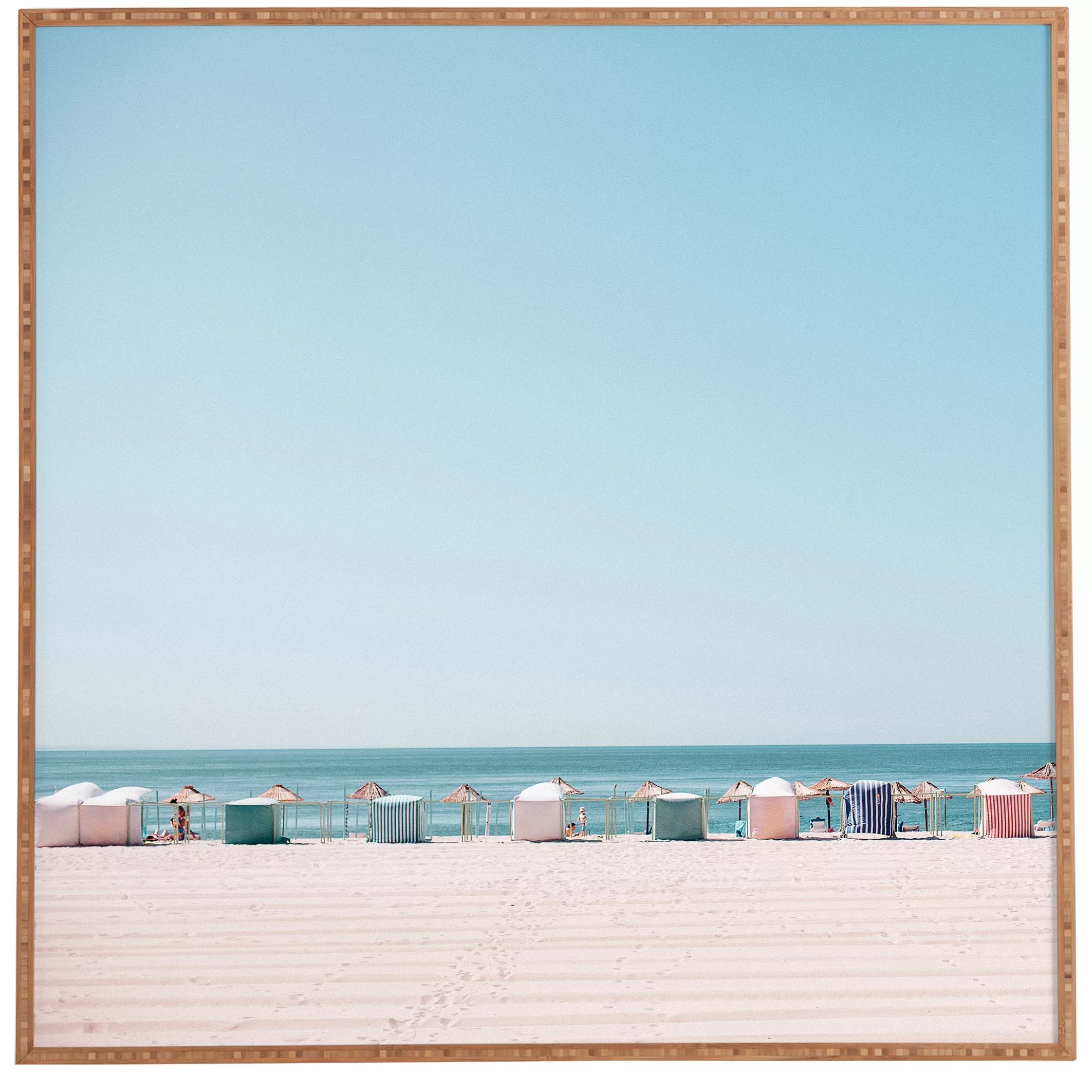 Beach Huts by Hello Twiggs - Picture Frame Photograph | Wayfair North America