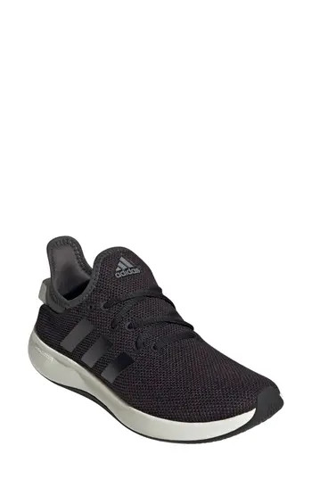 adidas Cloudfoam Pure Running Shoe in Black/Black/Grey at Nordstrom Rack, Size 5.5 | Nordstrom Rack