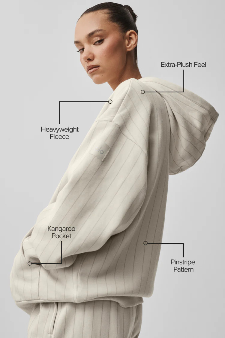 Pinstripe Hoodie | Alo Yoga (US)