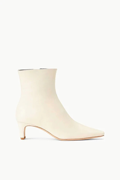 Wally Ankle Boot In Cream | Shop Simon