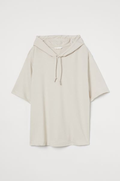 Relaxed-fit sweatshirt hoodie in a lightweight cotton blend. Double-layered hood with drawstring.... | H&M (US)