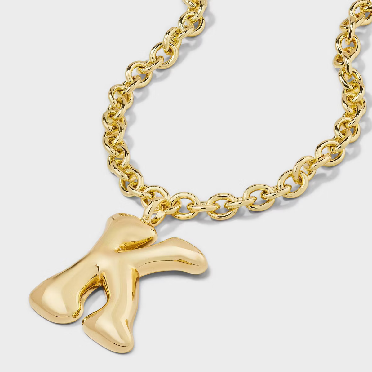 SUGARFIX by BaubleBar Bubble Initial Necklace - Gold | Target