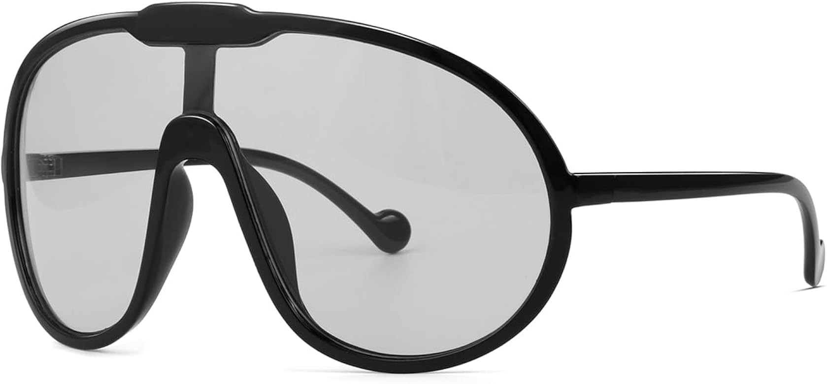 Trendy Oversized Sunglasses for Women Men Fashion Shield Aviator Sun Glasses UV400 Protection Gog... | Amazon (US)