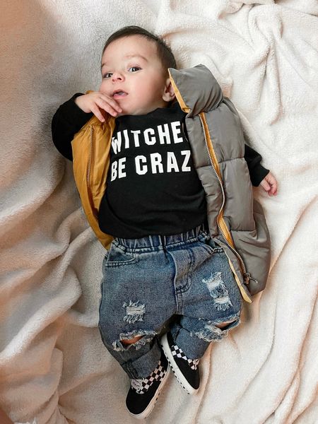 oh just teaching him young…witches do be crazy. 🎃 

#LTKHalloween #LTKbaby #LTKSeasonal