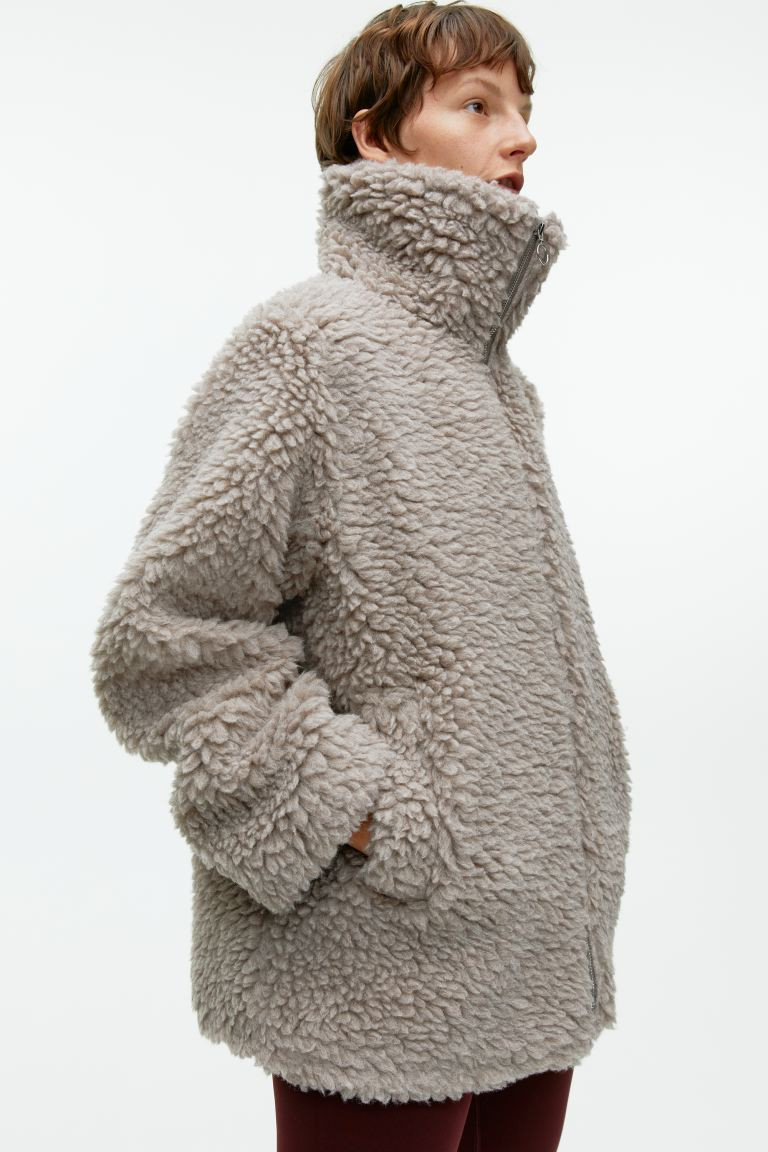 Teddyjacke aus Wollmix | H&M (DE, AT, CH, NL, FI)