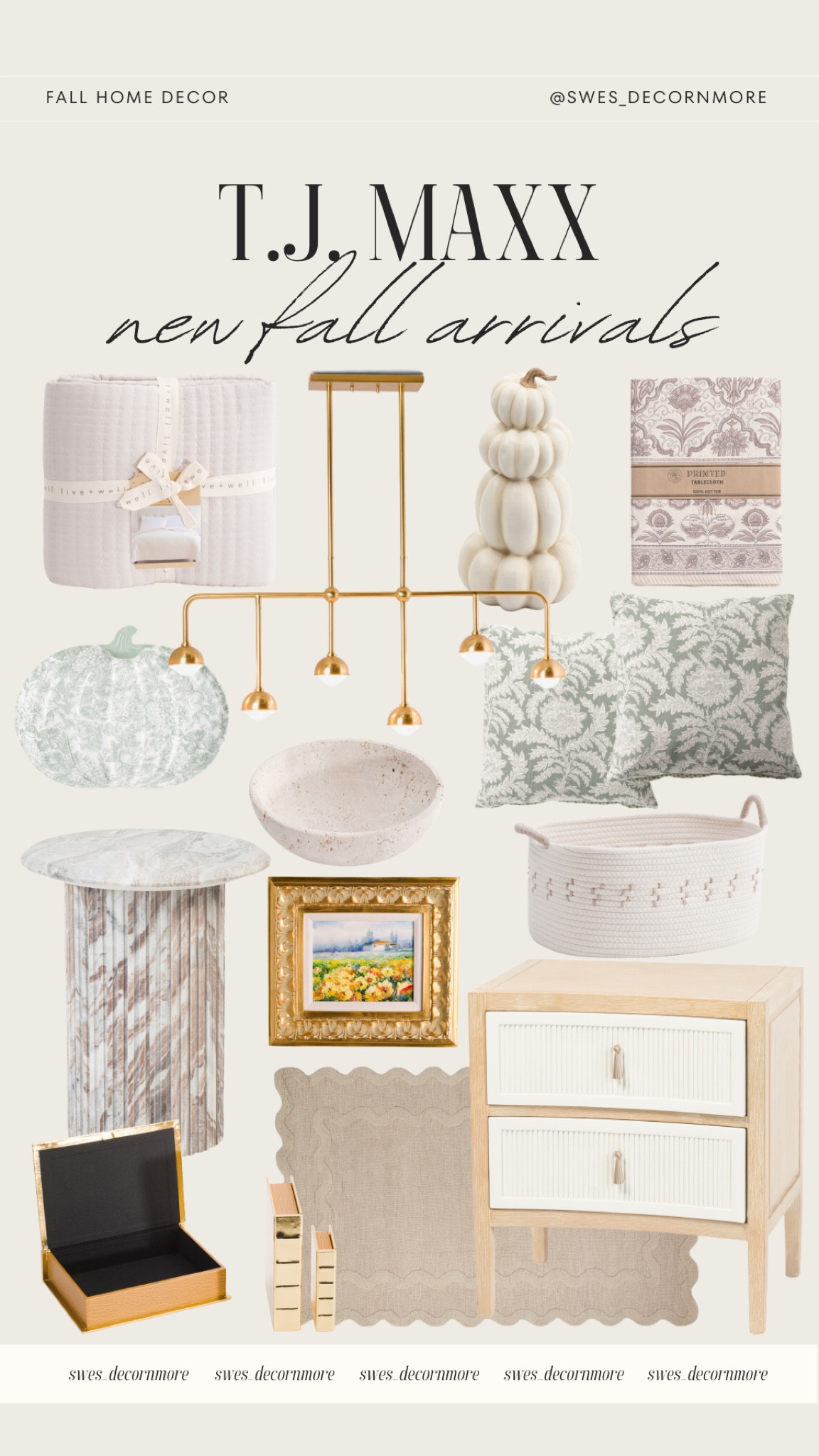 T.J. Maxx has some really nice neutral tone fall decor arrivals! 

#LTKSeasonal #LTKStyleTip #LTKHome