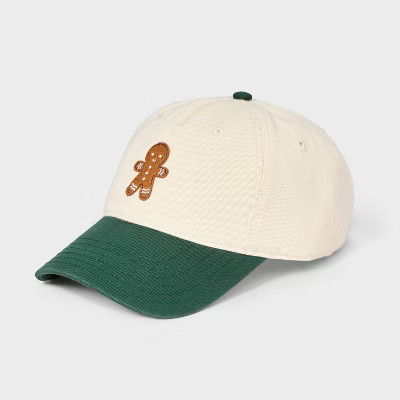 Mighty Fine Women's Cotton Baseball Hat - Green/White | Target
