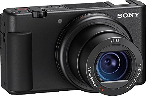 Sony ZV-1 Digital Camera for Content Creators, Vlogging and YouTube with Flip Screen, Built-in Microphone, 4K HDR Video, Touchscreen Display, Live Video Streaming, Webcam | Amazon (US)