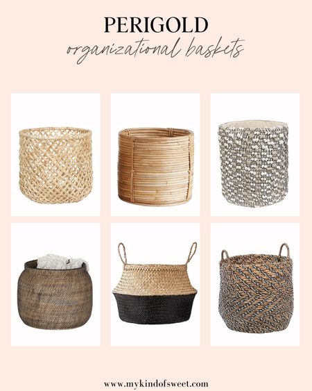 I love baskets. I really do. These from Perigold are so great for organizing your home while keeping things looking stylish. They’re perfect for laundry, blankets, or kid’s toys. 

#LTKHome #LTKStyleTip