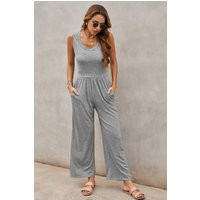 Sleeveless Wide Leg Jumpsuit | Etsy (US)