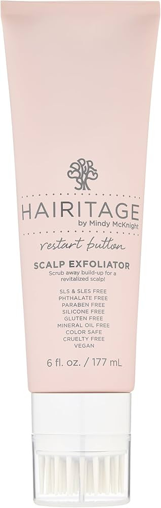 Hairitage Restart Button Scalp Exfoliator for Dry and Sensitive Scalp - Promote Scalp Health - Cl... | Amazon (US)