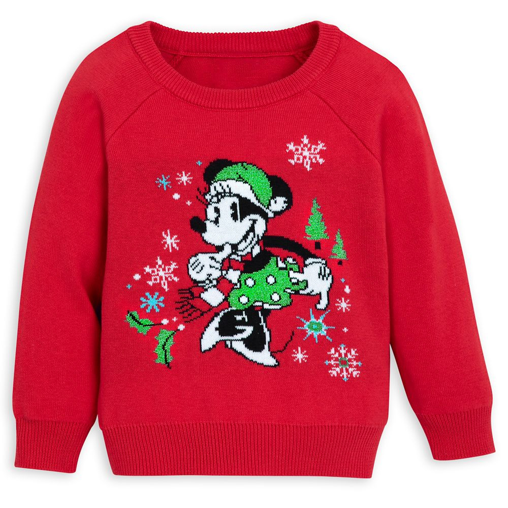 Minnie Mouse Holiday Sweater for Baby | Disney Store