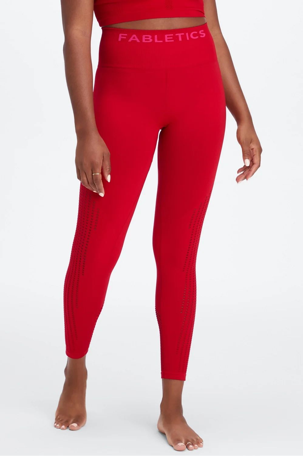 Sync Seamless High-Waisted 7/8 Legging | Fabletics - North America
