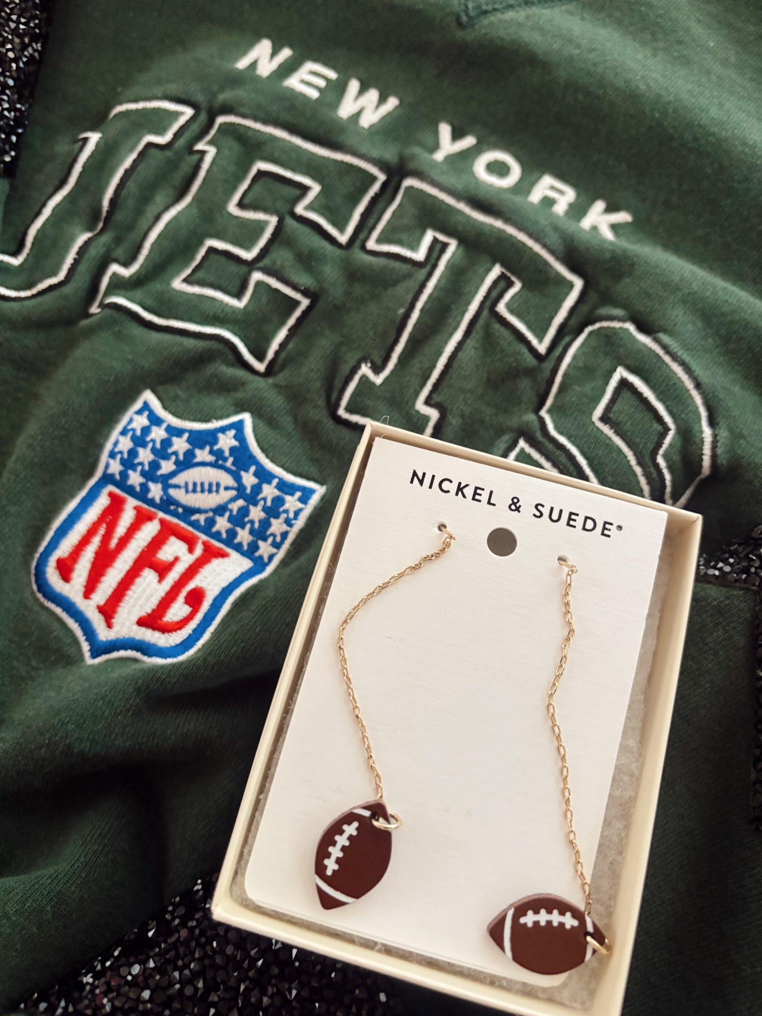 Greasing up for Monday night football with Nickel and Suede! The cutest football earring for game day!! On sale now!!!

#LTKActive #LTKSeasonal #LTKFallSale
