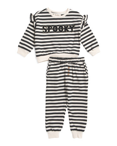 Toddler Girls Halloween Matching Set | TJ Maxx