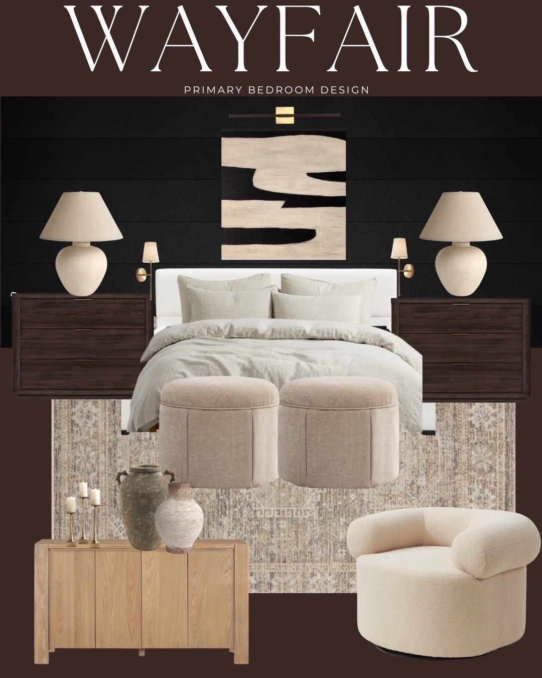Warm neutrals, soft textures, and timeless design. This Wayfair primary bedroom look is a cozy dream. From the wood nightstands to the oversized armchair and layered rug, every detail brings comfort and calm.


#wayfairfinds #primarybedroomdesign #neutralhomedecor #wayfairbedroom #cozybedroomstyle #modernrusticdecor #homestylingideas #bedroominspo #warmneutraldecor #ltkhome


#summerthompsonstyles 


#LTKvlog #LTKdayinmylife #LTKHome
