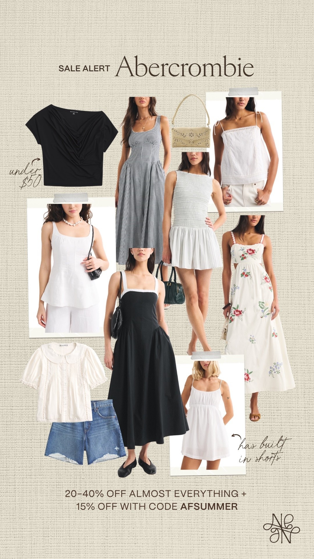 20-40% OFF almost everything + an extra 15% OFF with code AFSUMMER ☀️


summer outfit, summer dress, Memorial Day sale, Abercrombie sale, mini dress, maxi dress, gingham dress, jean shirts, mom outfit, postpartum outfit

#LTKmomlife #LTKSeasonal #LTKSaleAlert