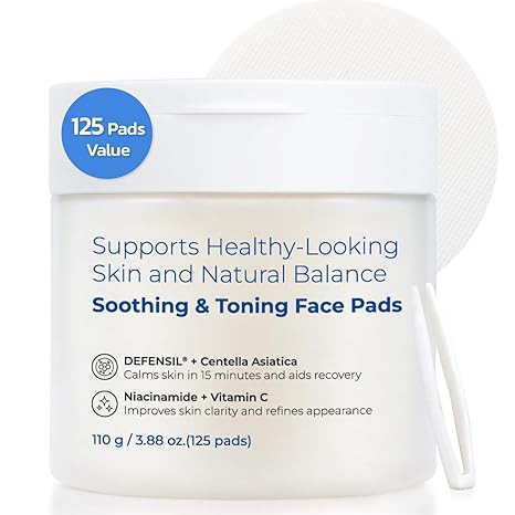Soothing & Clarifying Toner Pads with Botanical Extracts, Tranexamic Acid, and Peptides – 125 P... | Amazon (US)