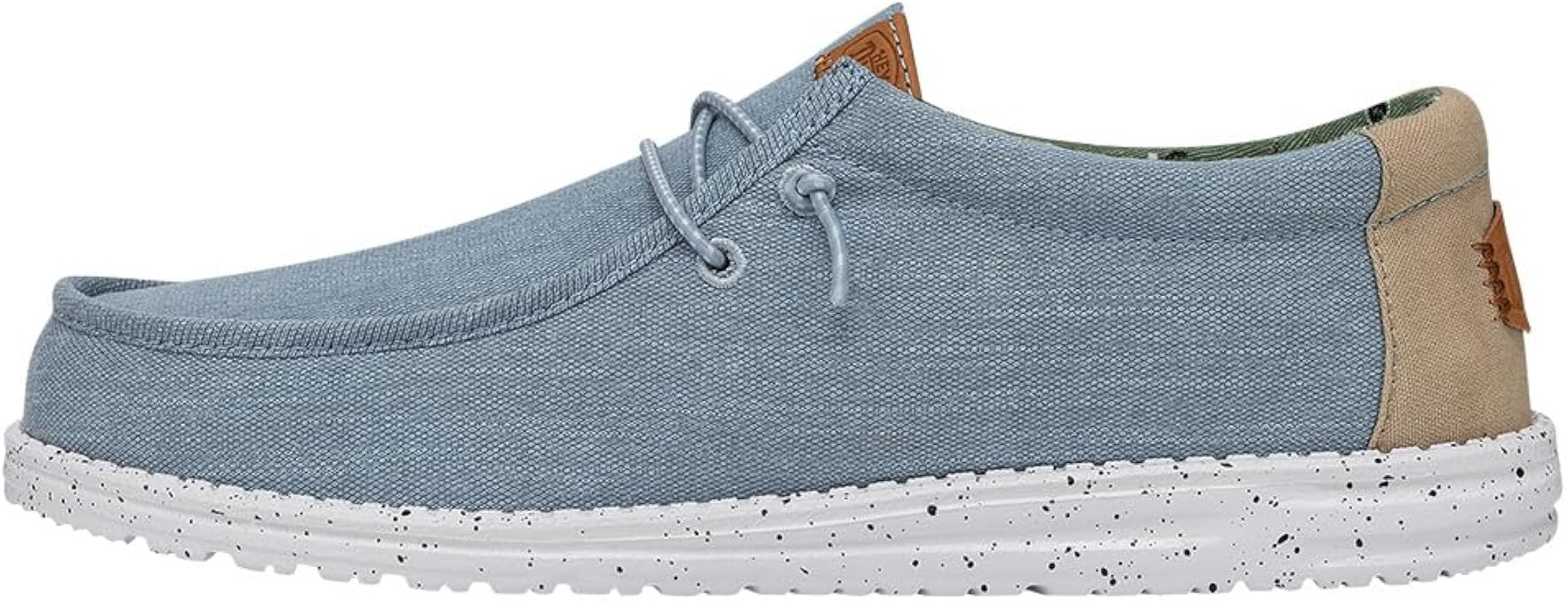 HEYDUDE Men's Wally Washed Canvas, Men\u2019s Shoes, Slip-on Loafers, Comfortable & Light-Weight | Amazon (US)