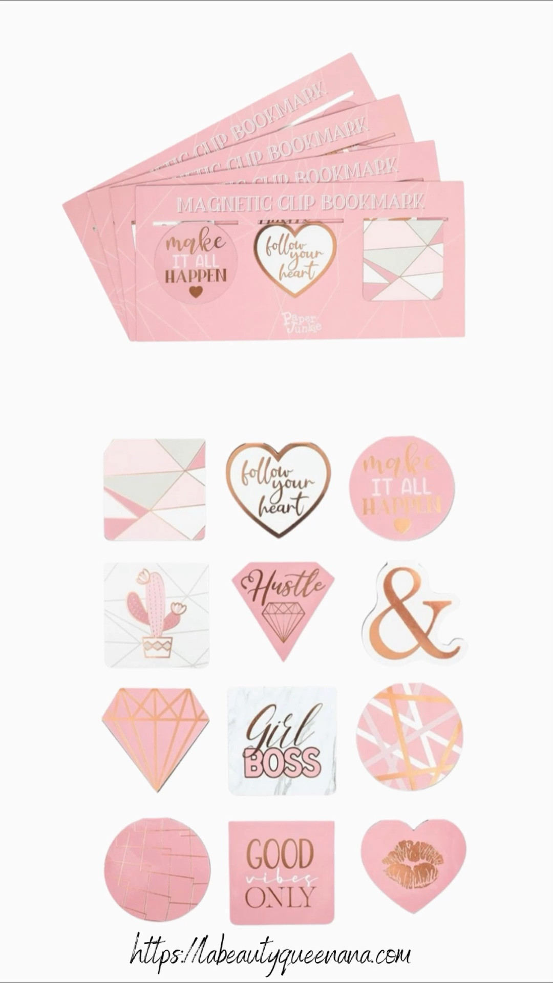 Daily planner essentials | Book club essentials | Rose Gold Foil Page Clips Magnetic Bookmarks Page Clips with Inspirational Quotes ♡

#LTKunder50 #LTKFind #LTKGiftGuide